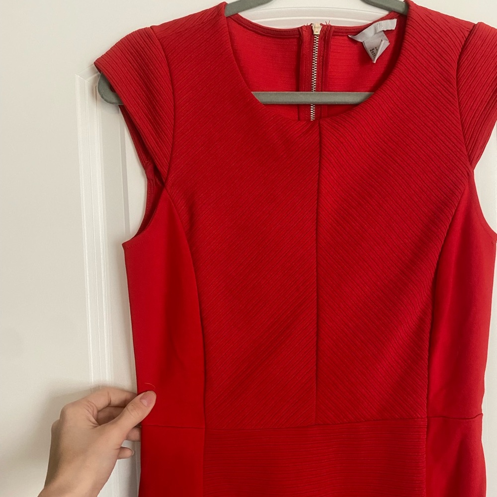 H&M | Red Business Dress